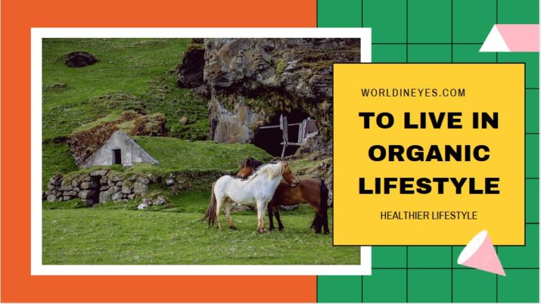 To live in organic lifestyle and get healthier